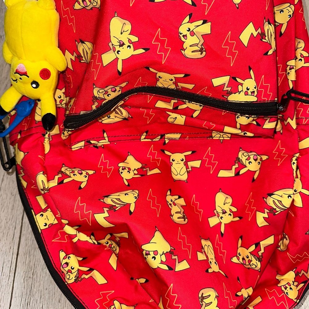 Red Pikachu Backpack - Picture 5 of 14